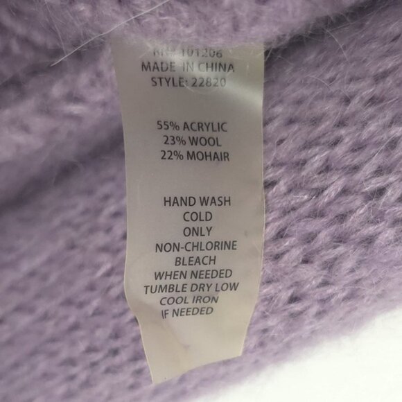 Soft Surroundings WOOL MOHAIR Blend Telluride Topper Duster Knit Cardigan LARGE‎ - Picture 16 of 16